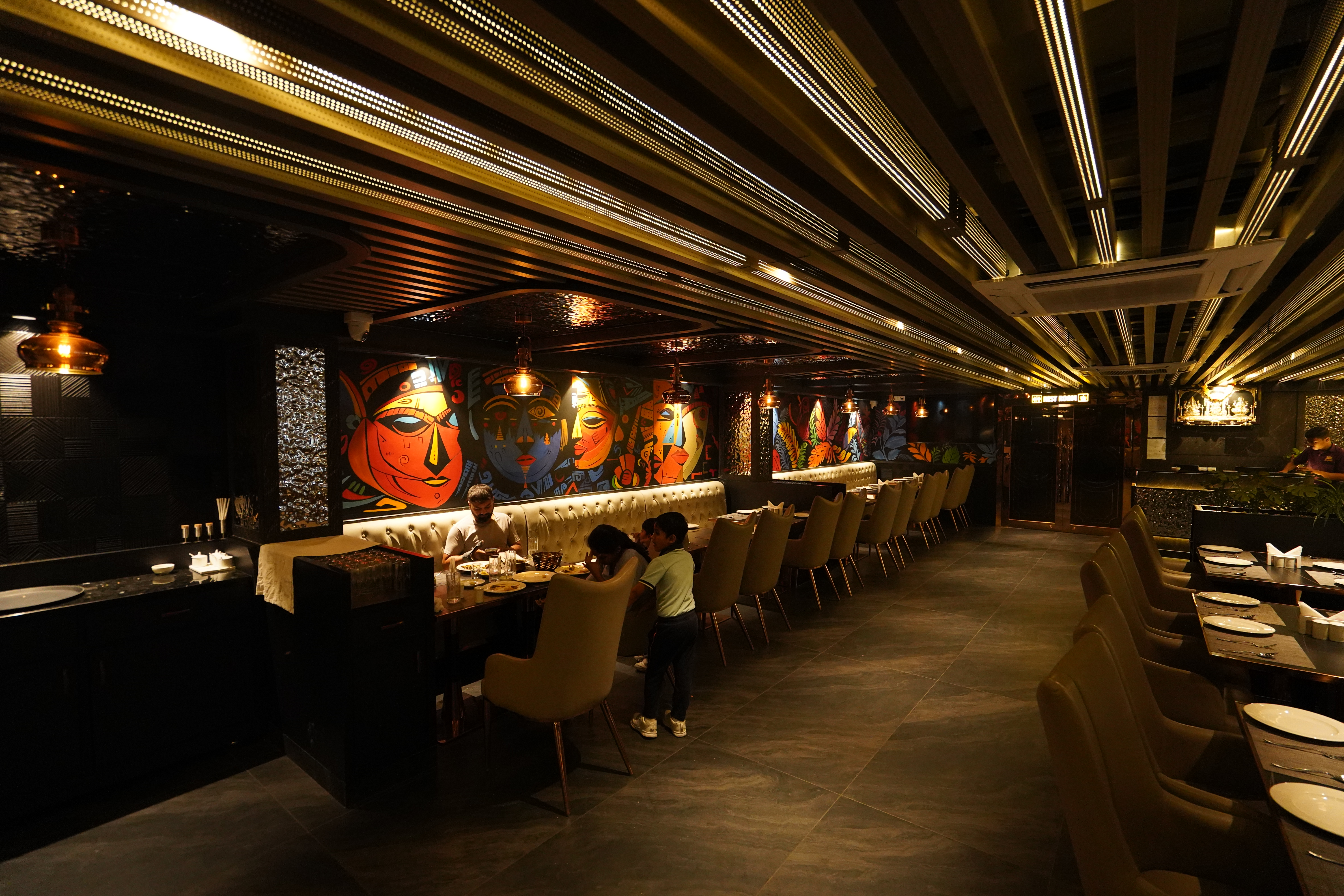 Guests enjoying an evening at Lotus Lounge