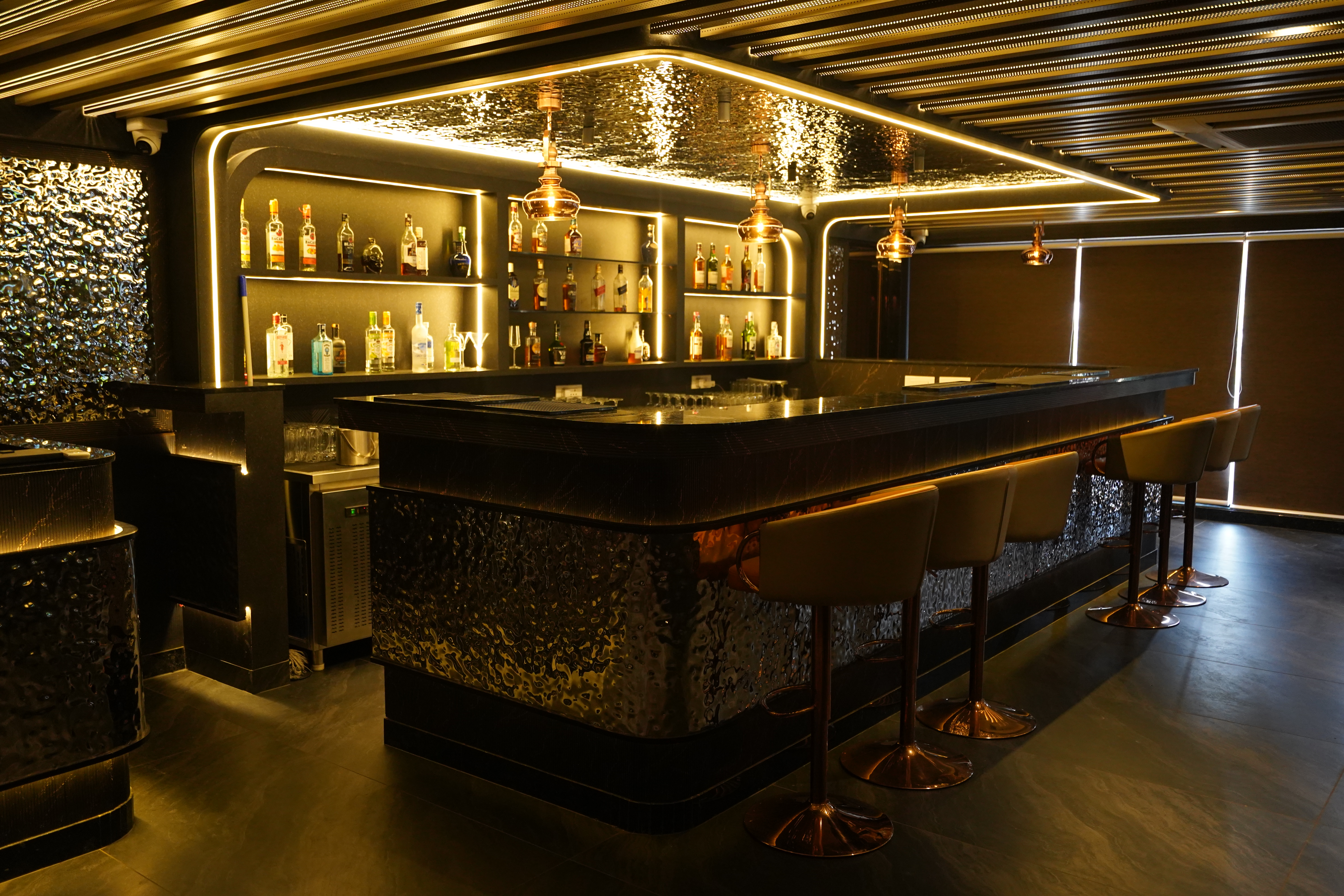 Live social atmosphere inside Lotus Lounge